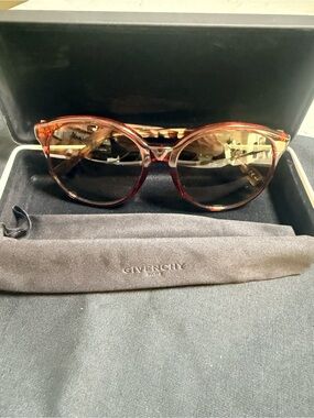 Givenchy Paris Tortoise Cat-Eye Sunglasses